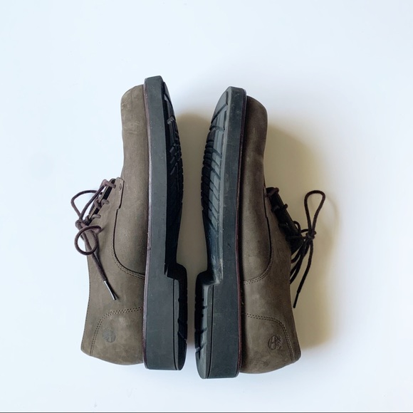 Timberland Brown Nubuck Square Toe Oxford Shoes - Picture 6 of 9